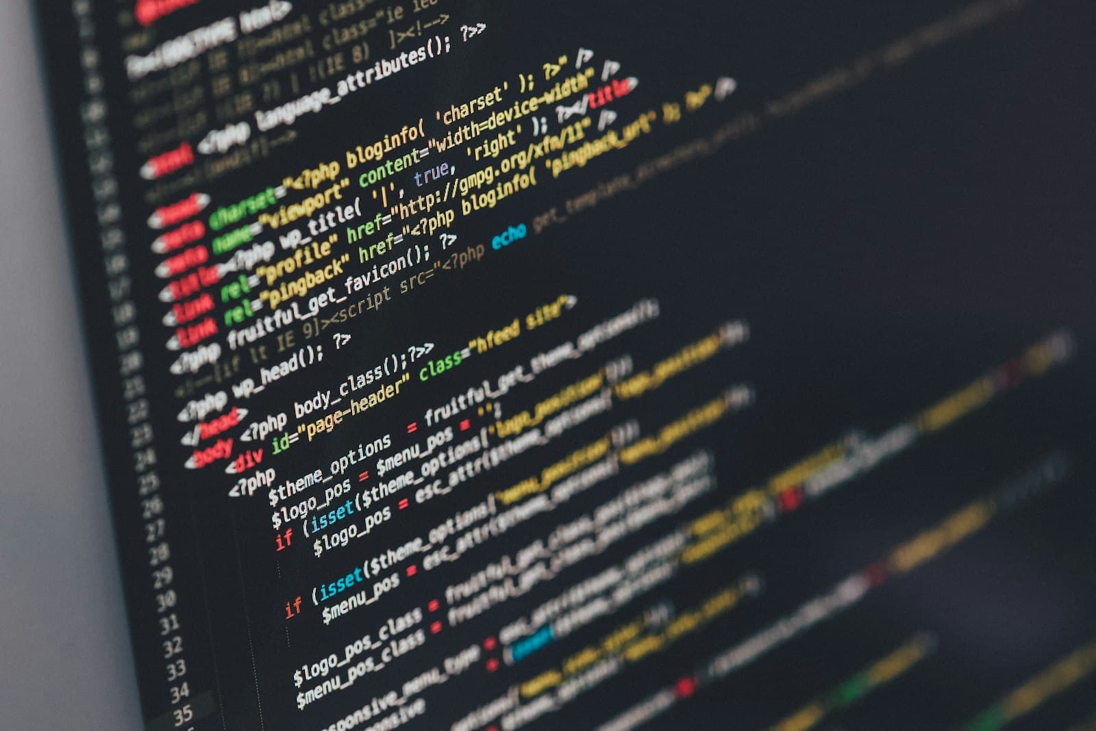 Code on a screen, the three-second website test